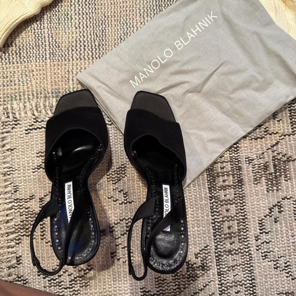 Manolo Blahnik Shoes - Manolo Blahnik Elegant Black Heels